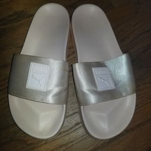 Puma slip on sandals